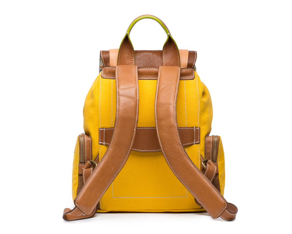 Backpack Alexandra in Yellow – Victoria Hyde London
